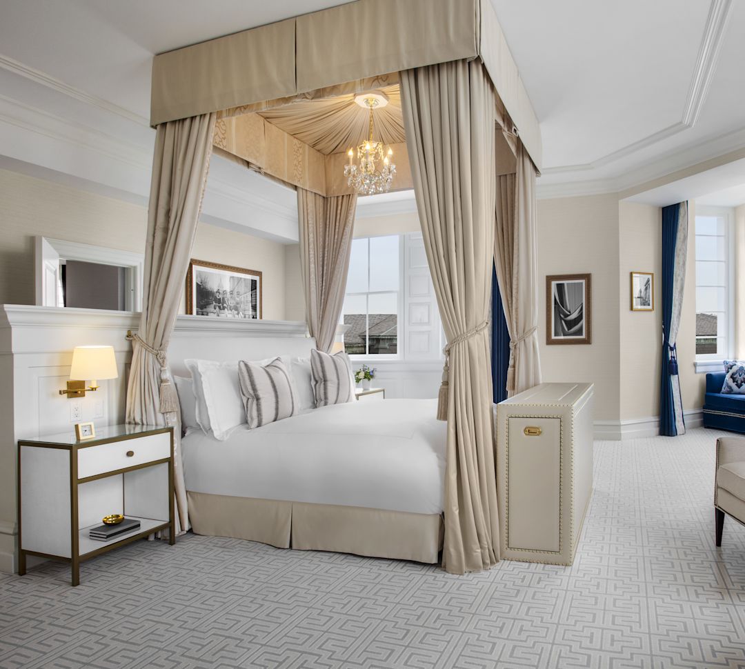 Nancy Hanks Suite, Bedroom-transition
