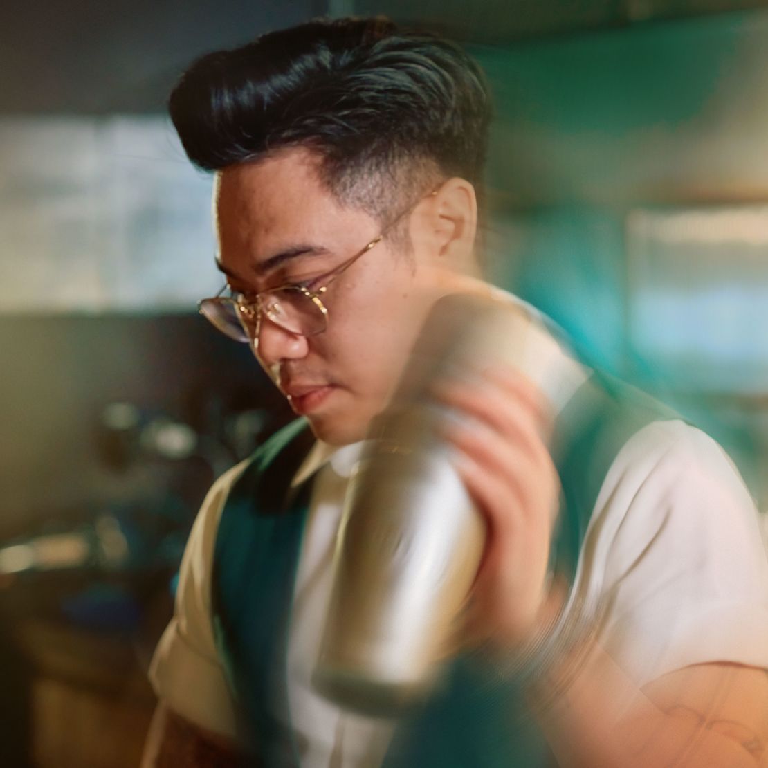 bartender shaking cocktail-transition