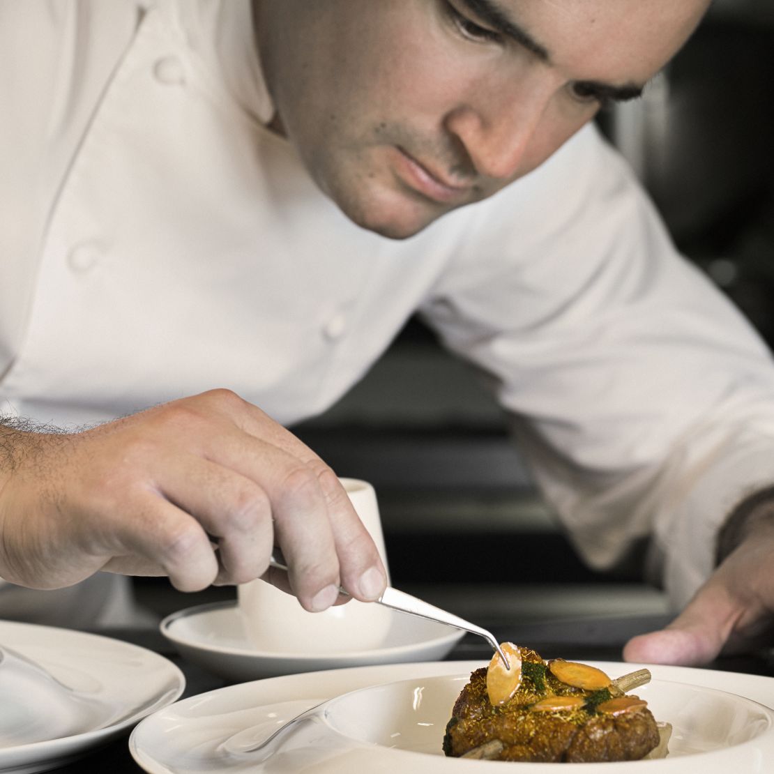 Chef working on food-transition