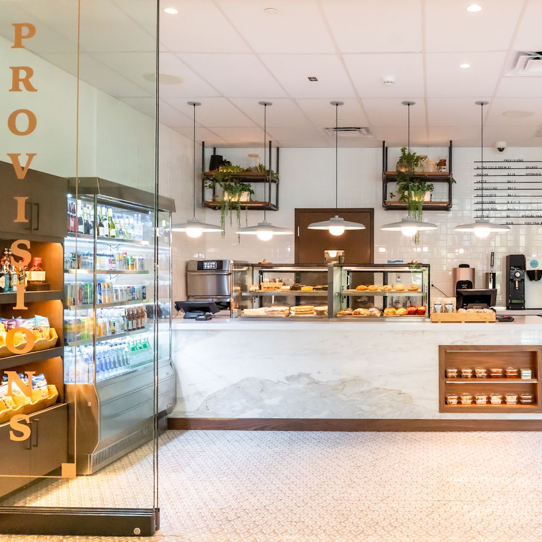 Bar Area of Provisions Grab and Go-transition