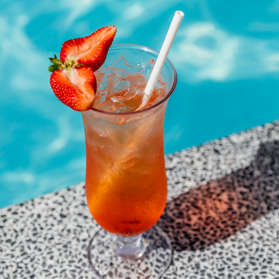 A Fruity Drink by the Pool-transition
