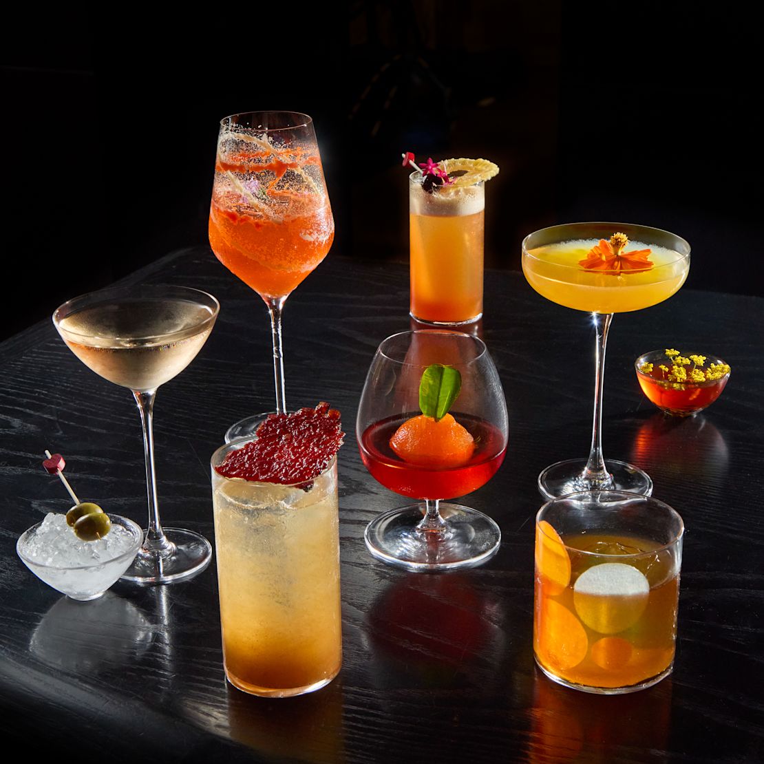 Cocktail Selections at Ginger.Lily Bar-transition