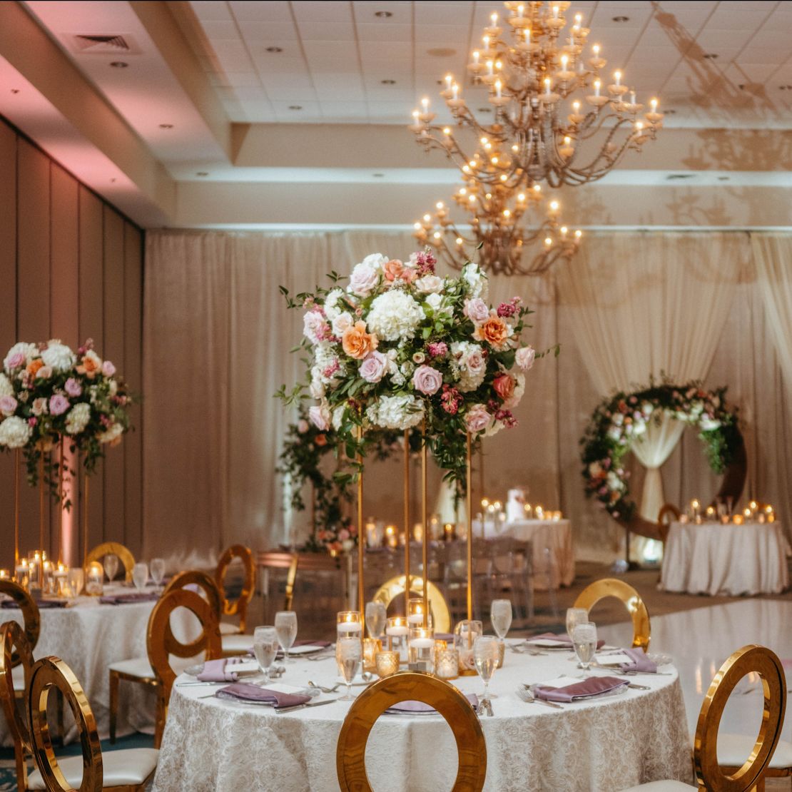 Royal Ballroom Setup for a Wedding Celebration-transition