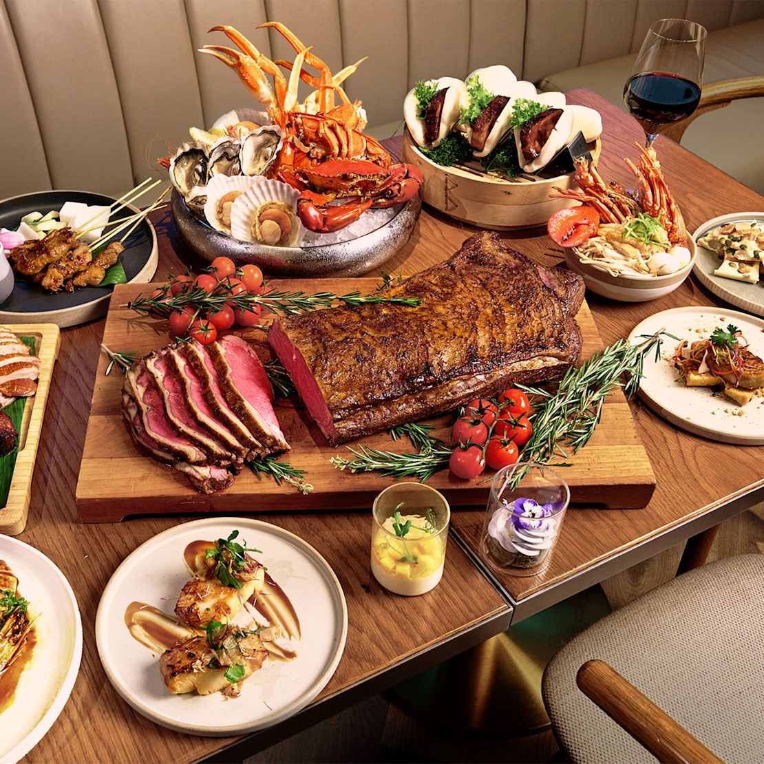 Tembakan-transisi aritmen prasmanan atas