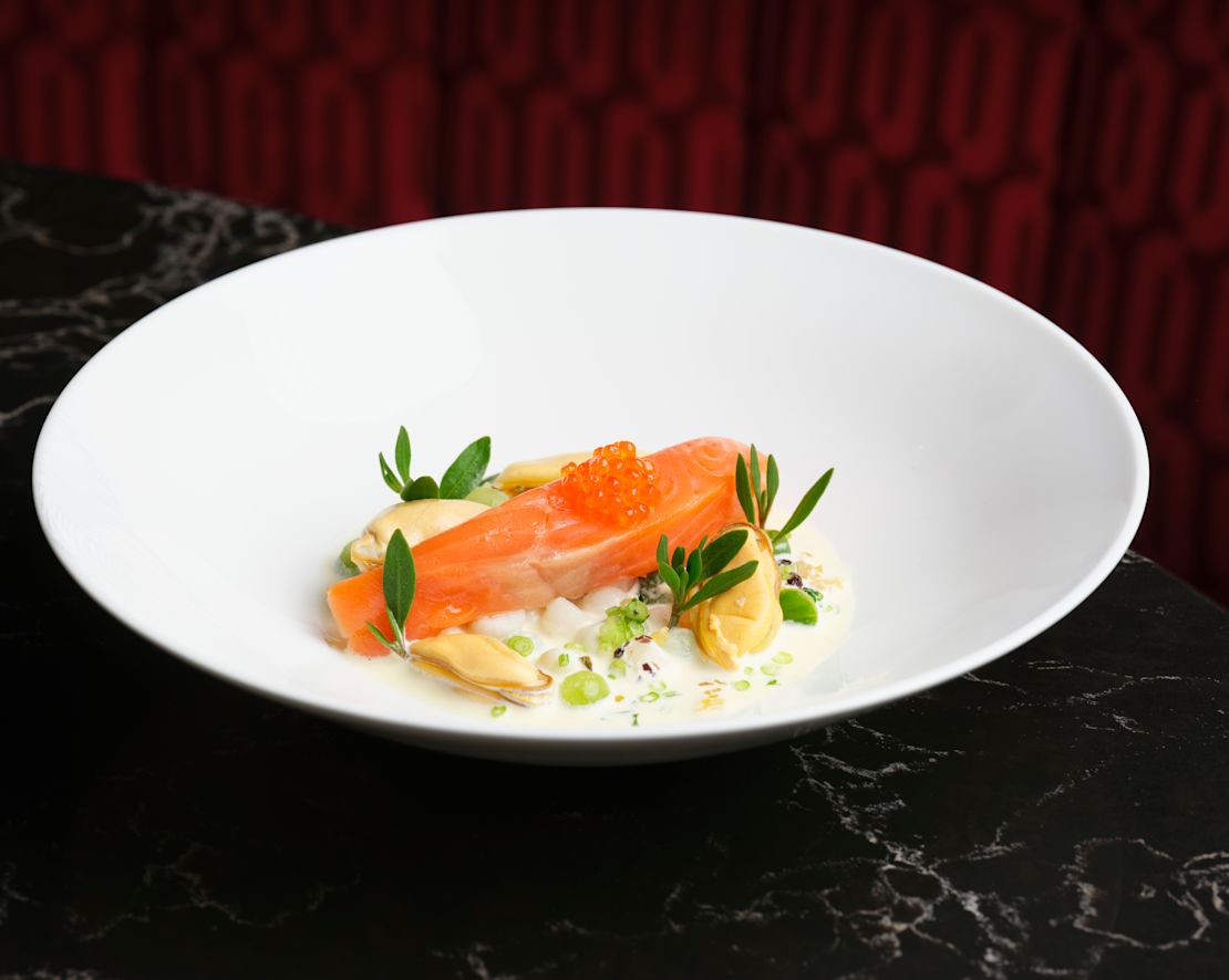 The Pem Restaurant, fish dinner entree-transition