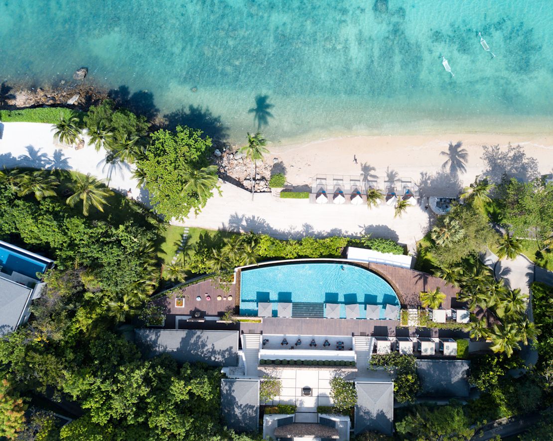 Aerial View of Outdoor Pool-transition
