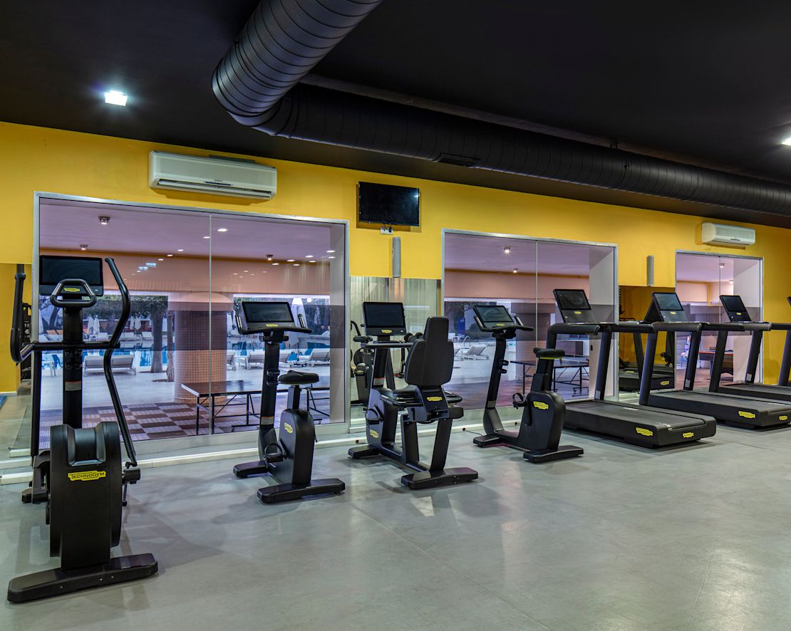 fitness center cardio equipment-transition