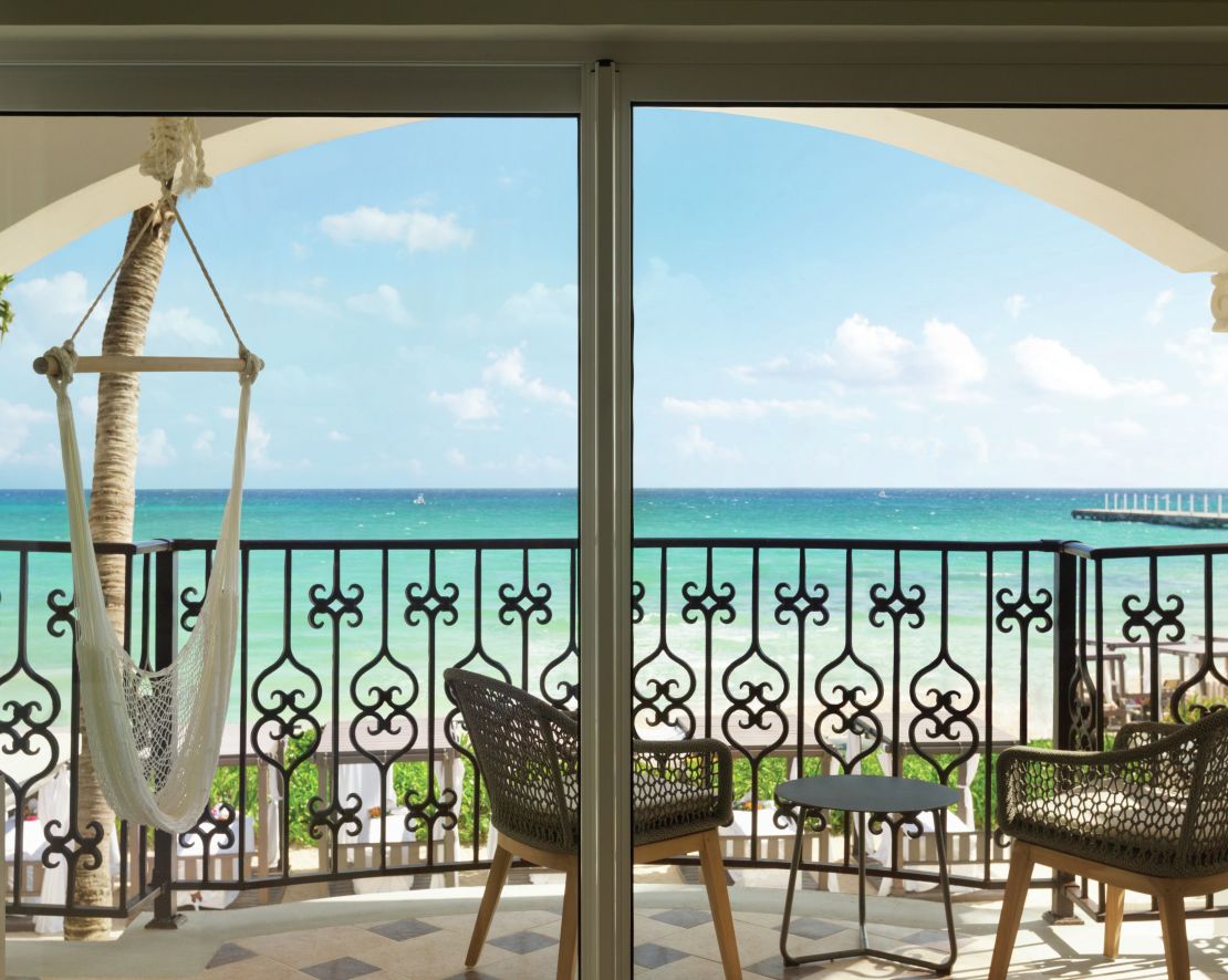 Suite Balcony with Beach View