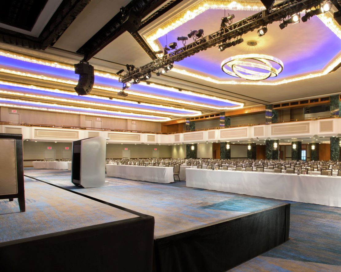 View of Grand Ballroom with seating