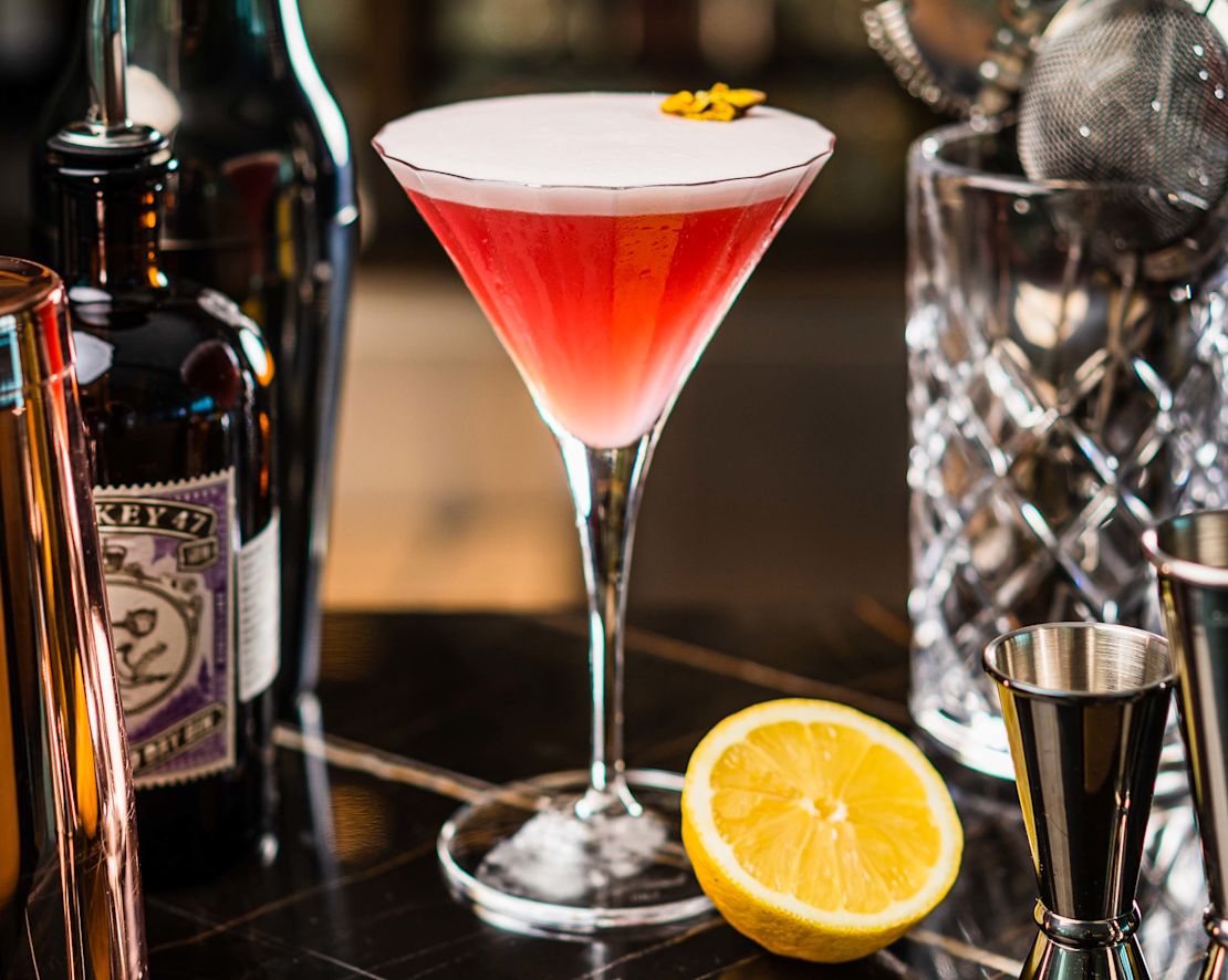Grand cocktail-transition du bar-salon Aura