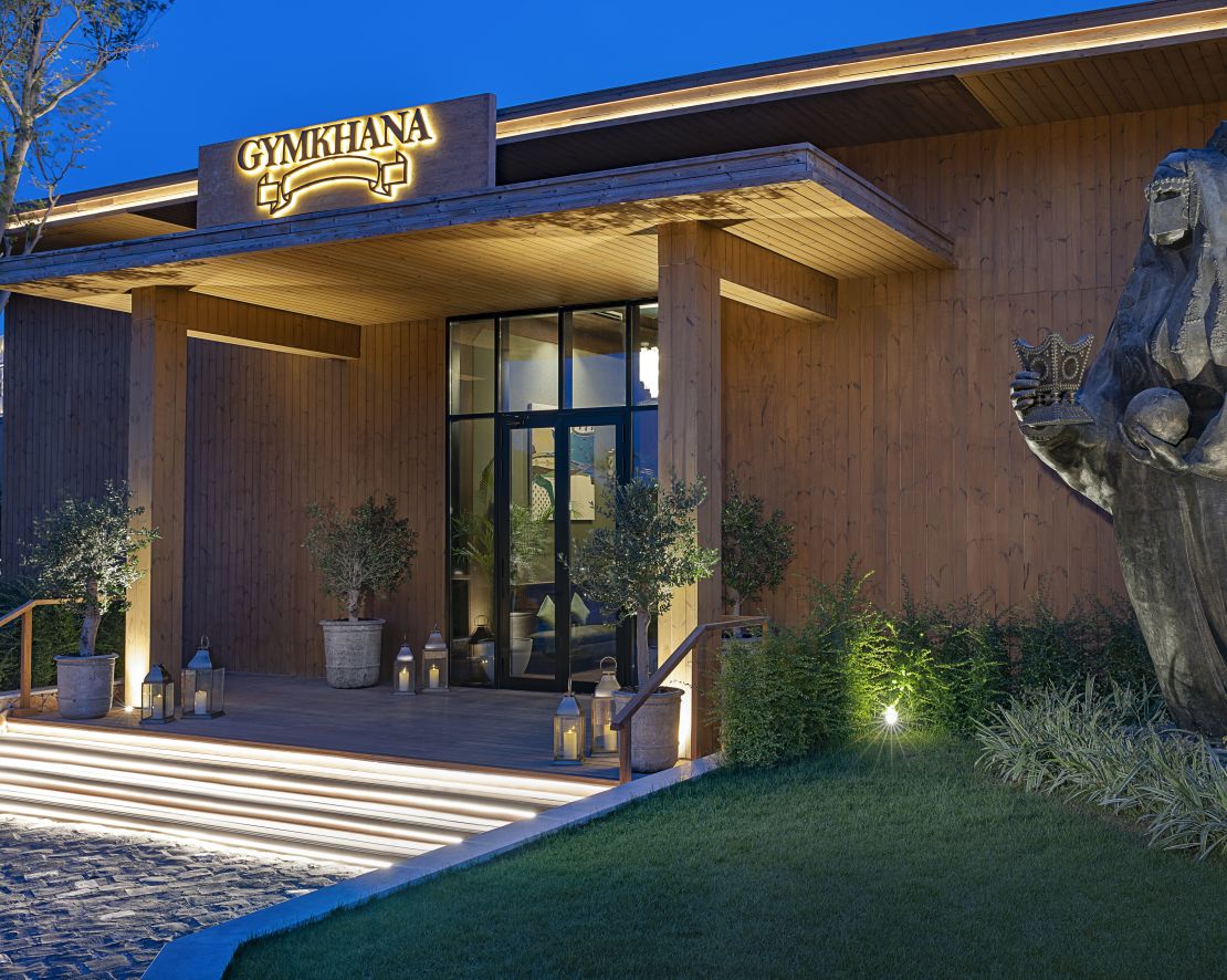 Entrance to Gymkhana Restaurant-transition