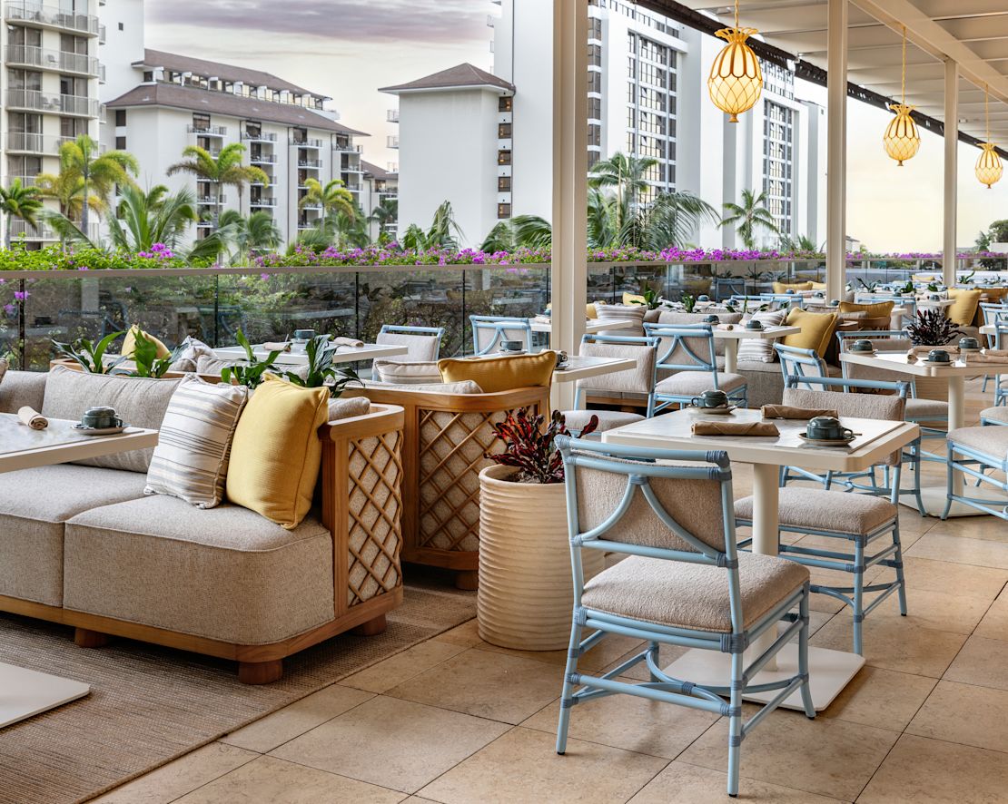 Dining Area in Terrace of Bloom Restaurant-transition