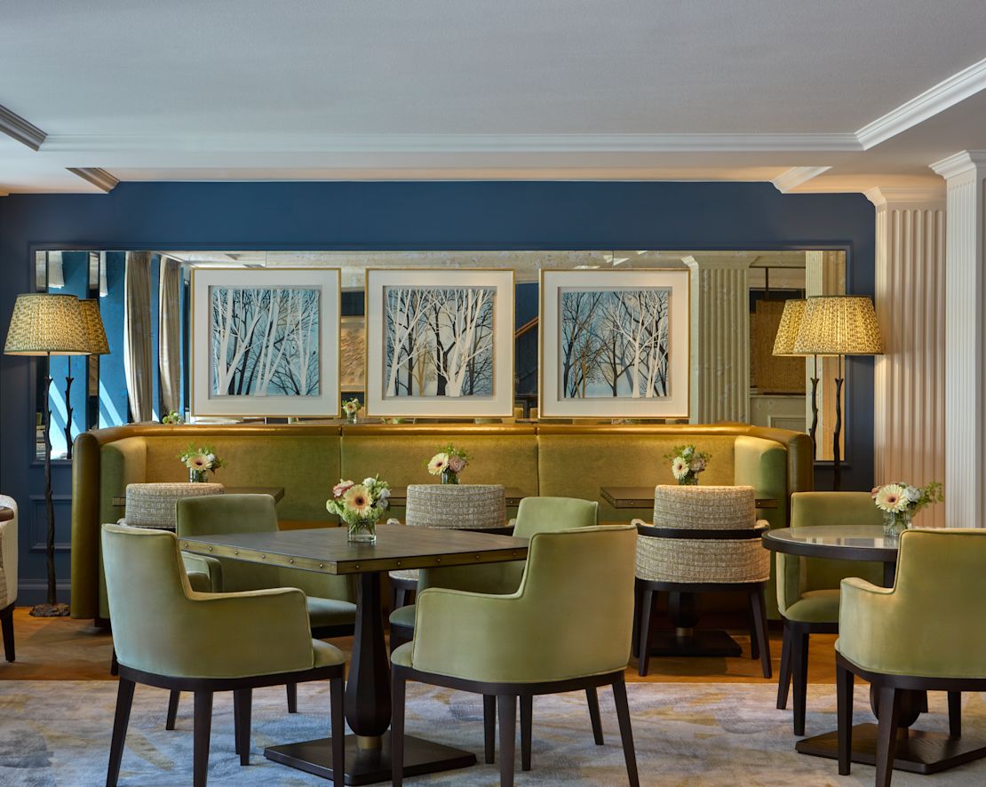 Dining Area in Breakfast Restaurant-transition