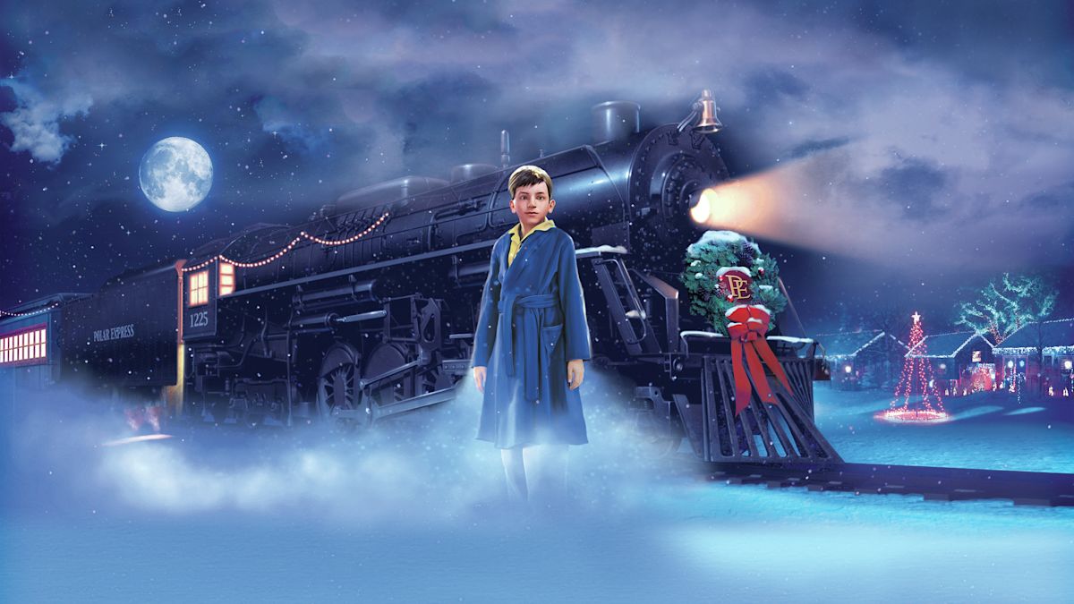 Still from Polar Express Movie, Boy with Train