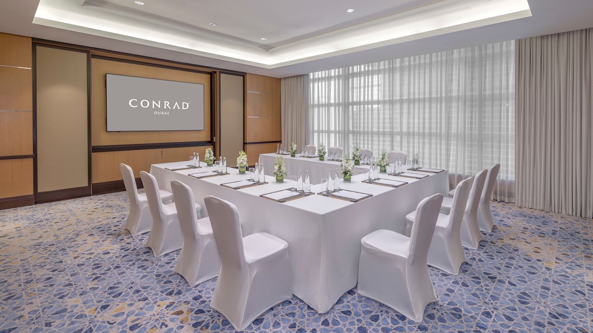 Meeting Room Setup U Shape Style