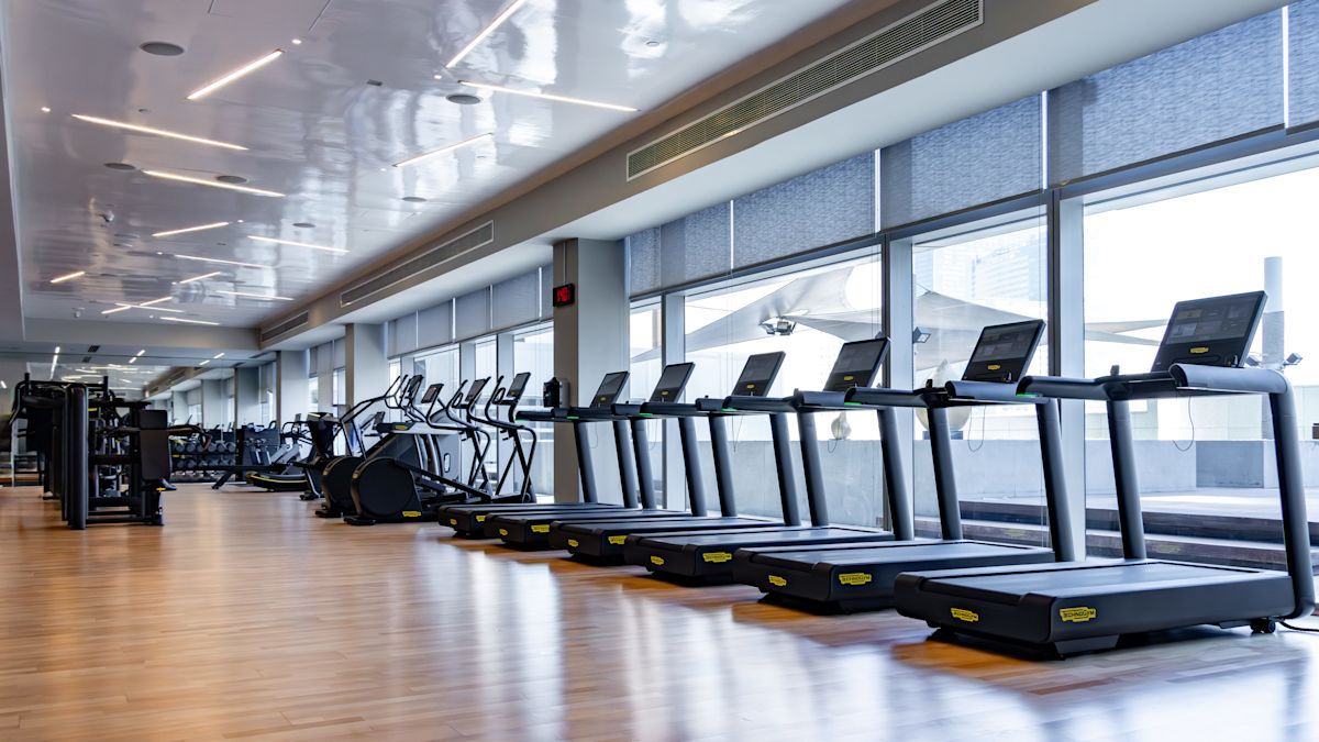 Máy chạy bộ của Fitness Center