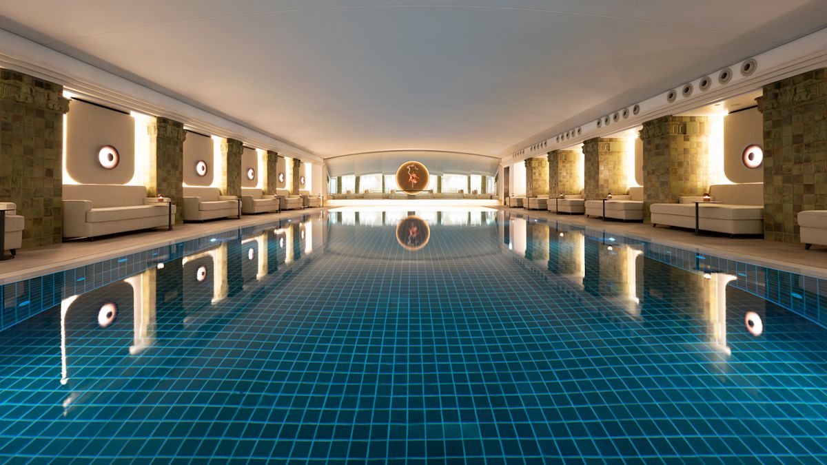 Indoor Pool Area at the Spa