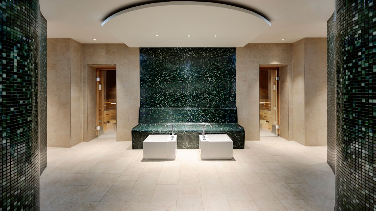 Sauna Area at the Spa Spa