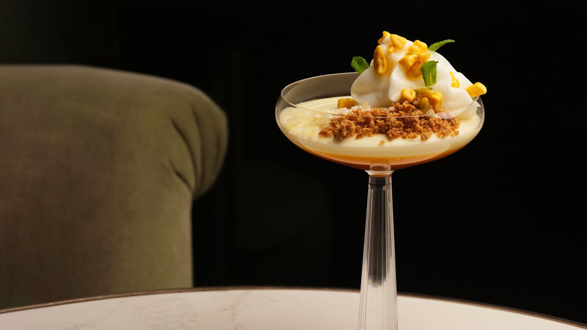 A Drink on a Table at The Hedgerow Bar