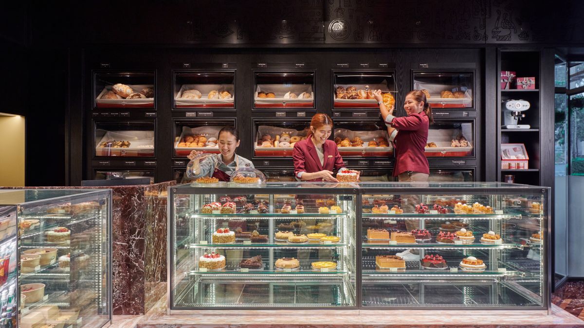 Interior of Dolcetto pasticceria and all-day mercatino