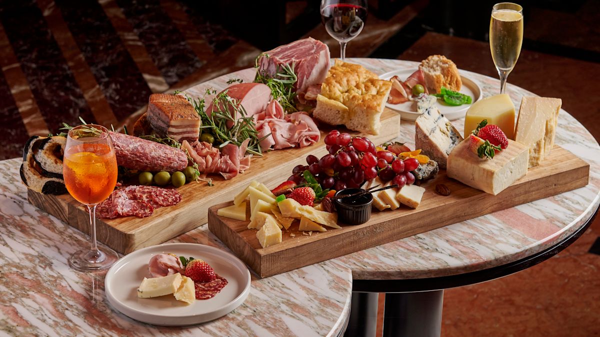 Dolcetto meat and cheese platter