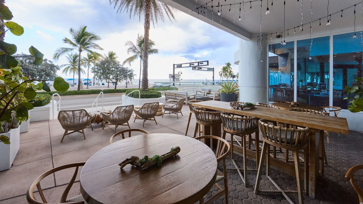 The Patio at Le Marche Restaurant