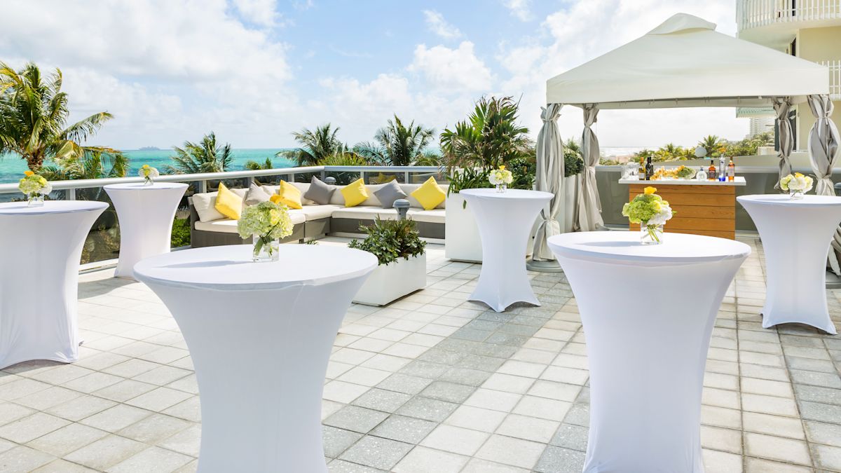 Rooftop Set for Reception