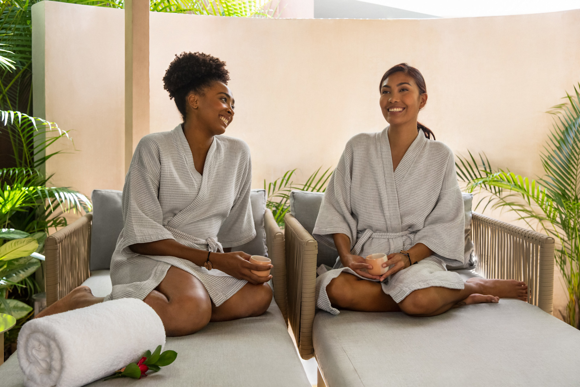 Tratamiento en el spa