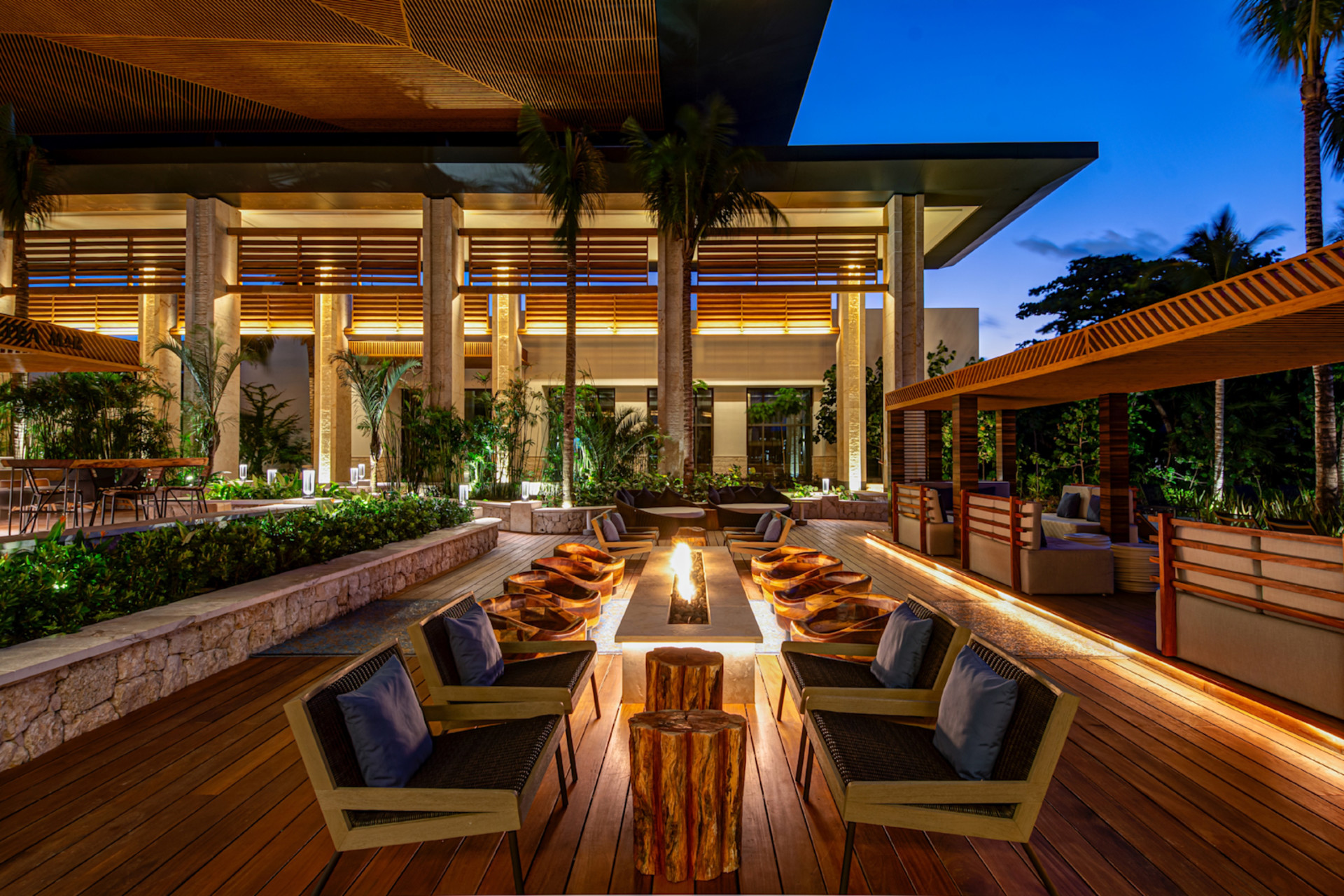 terasă în aer liber cu pocnitură