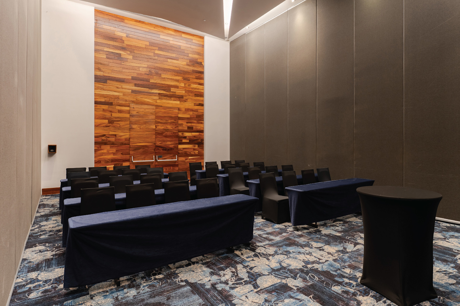 Meeting Room Setup Classroom Style and a Podium