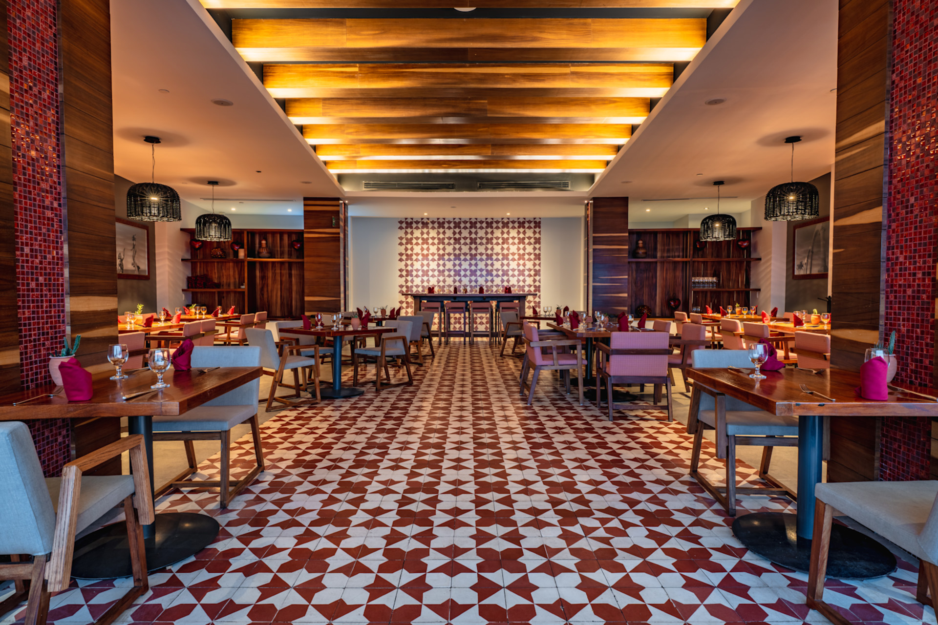 Salle à manger du restaurant max.