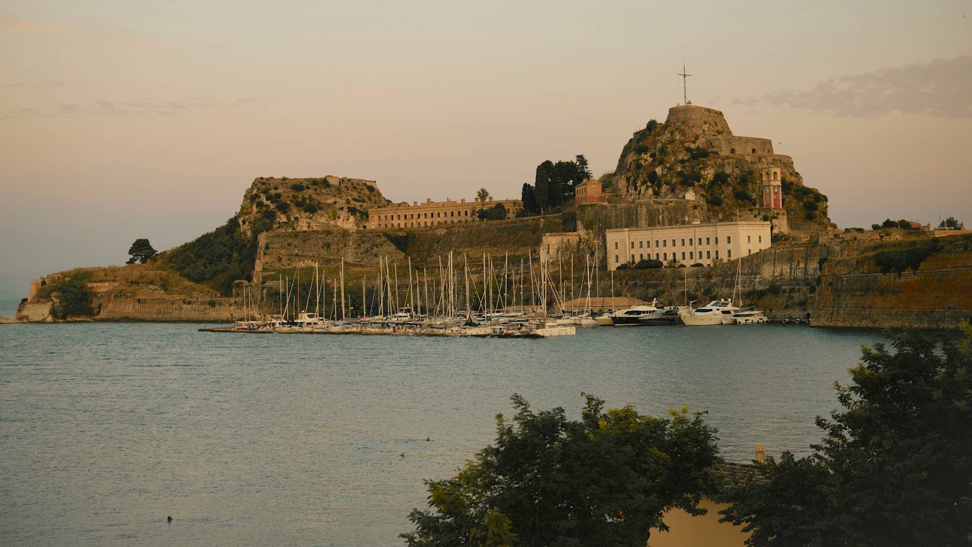 Seaside View of Old Town Corfu