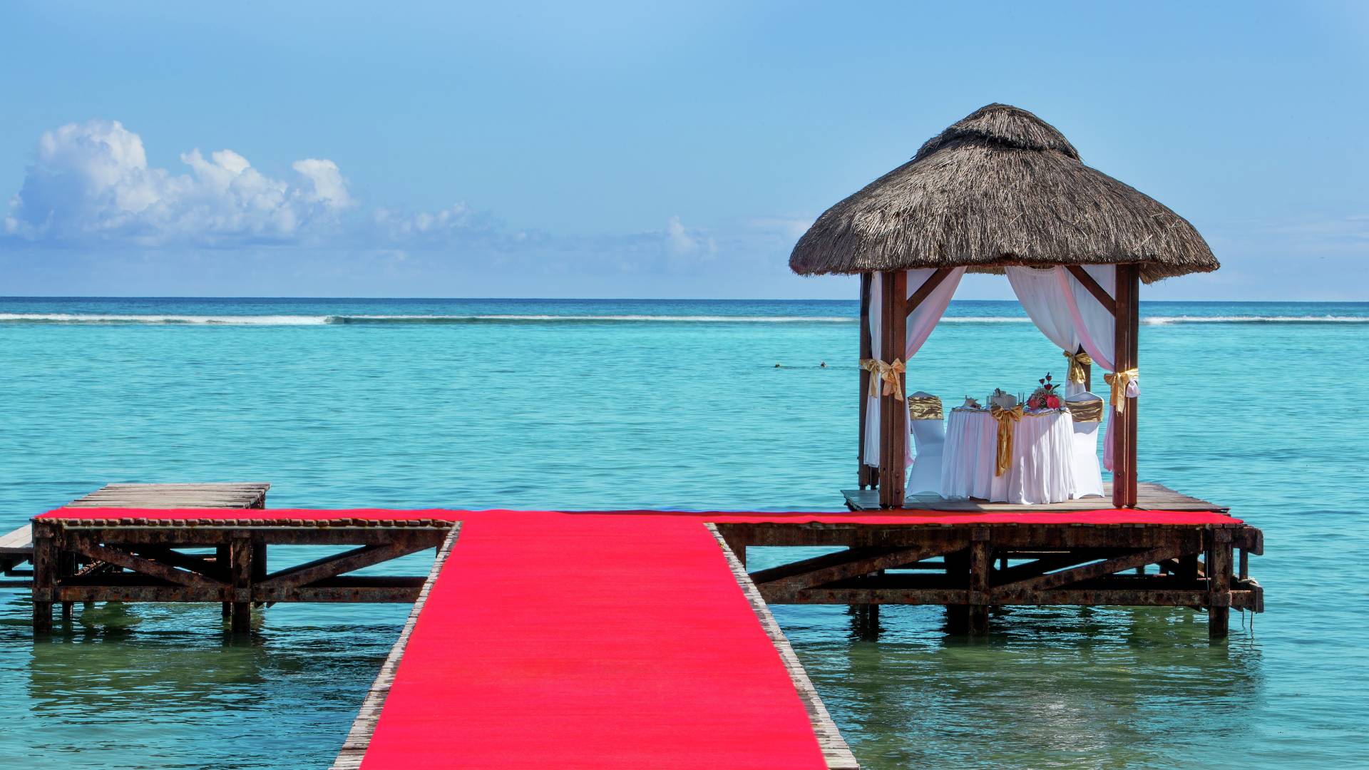 Dîner de mariage Jetty