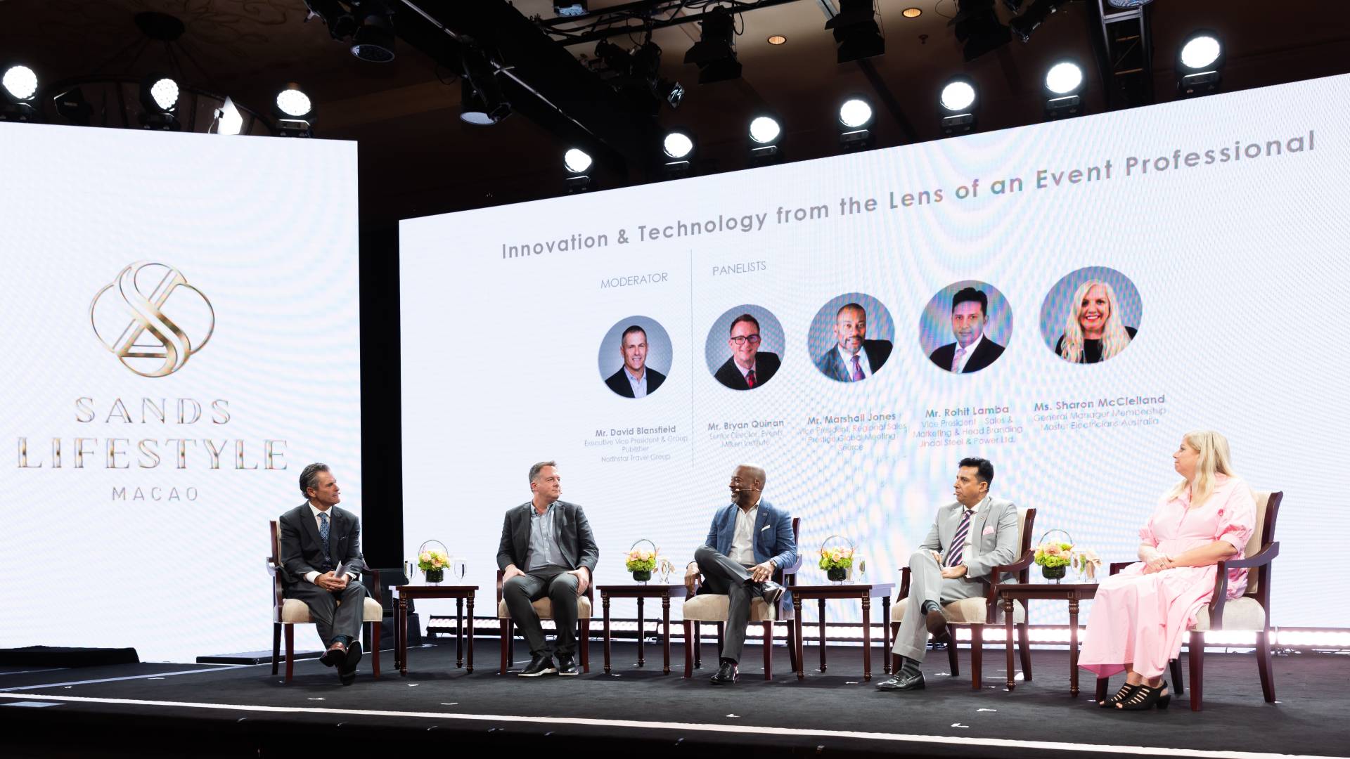 Speakers at a Professional Event at the Hotel