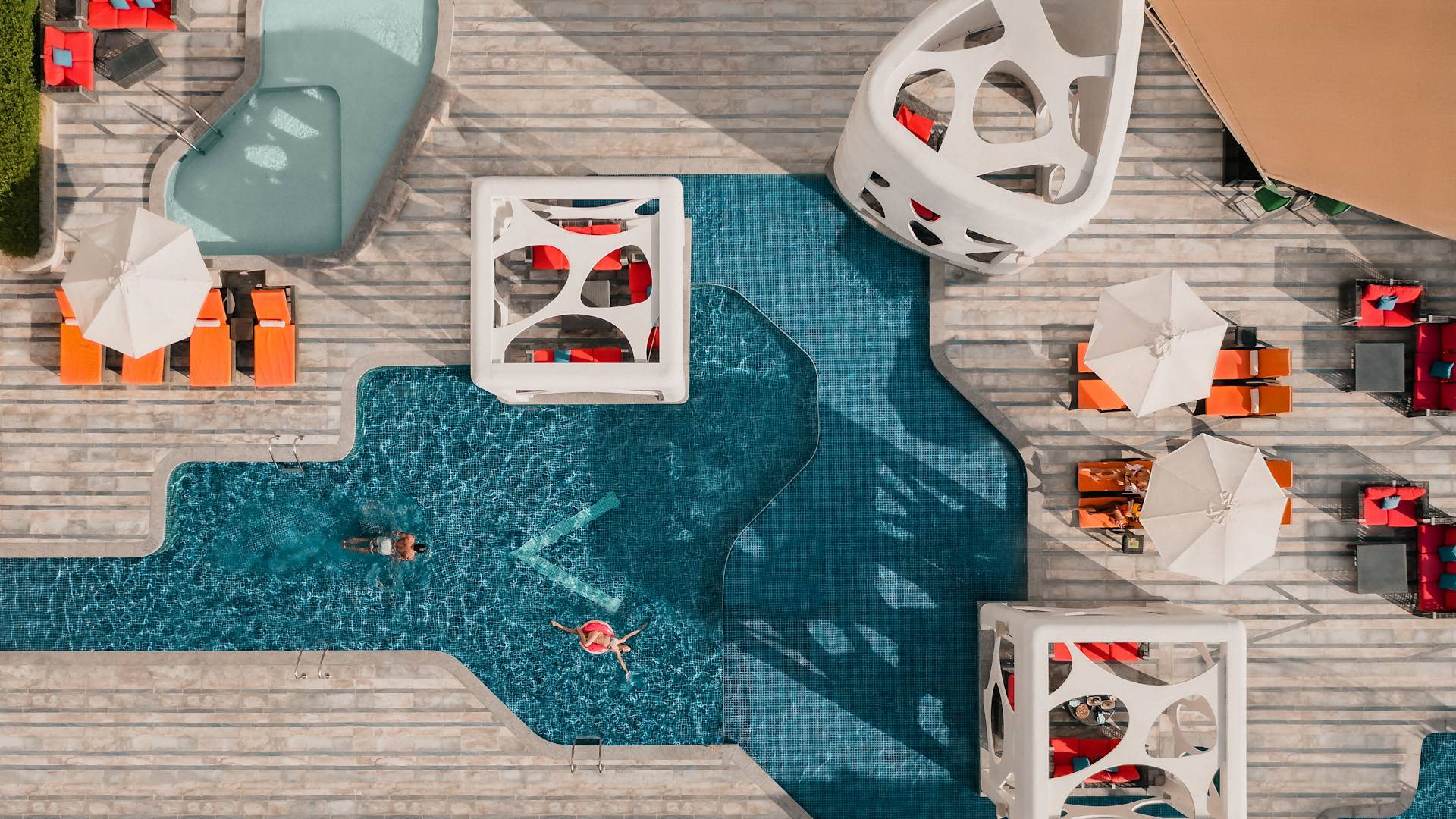 Aerial of Exterior Pool