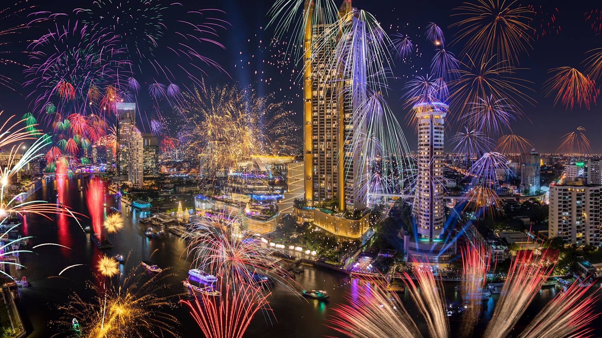 Feux d'artifice Bangkok