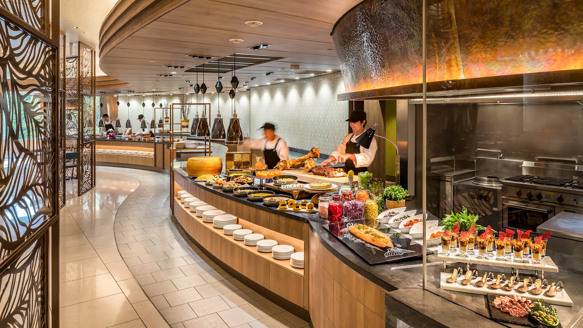 Forest Garden Buffet Restaurant with Chefs