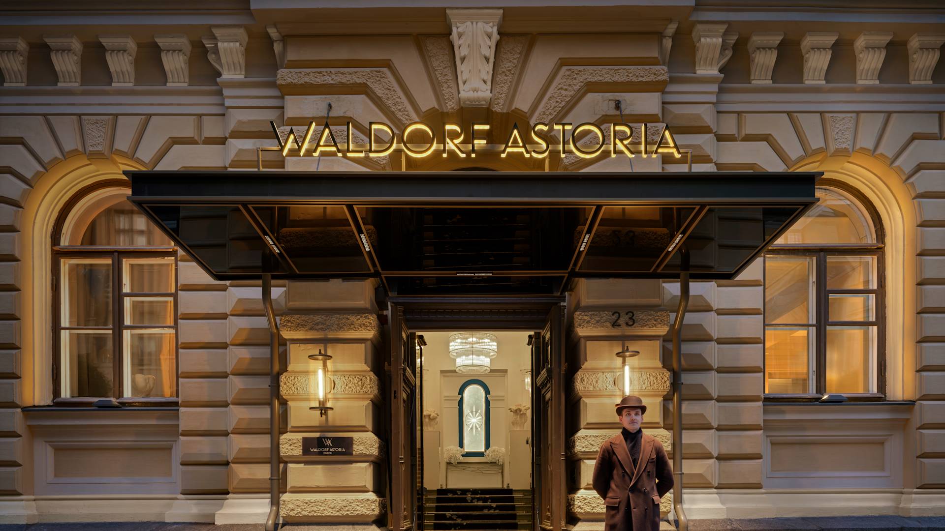Entrada do hotel