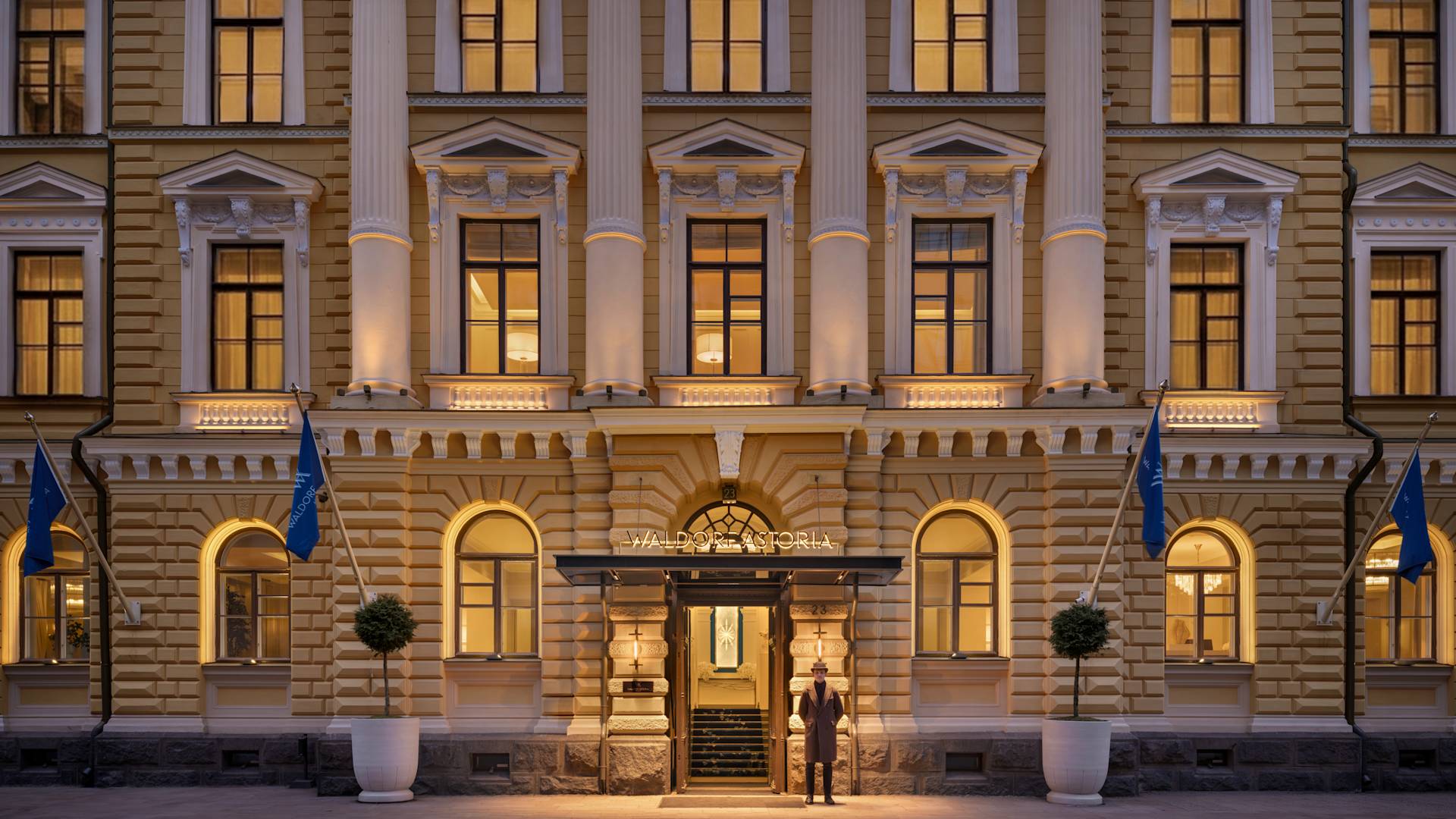 Entrada do hotel