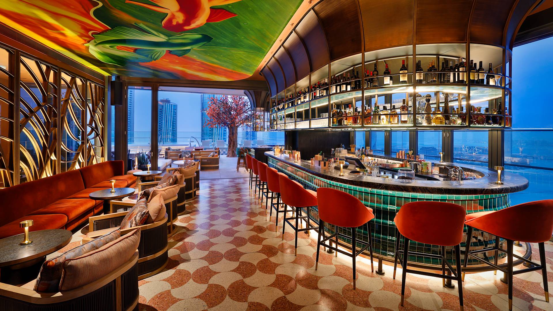 SUSHISAMBA restaurant, bar and lounge area