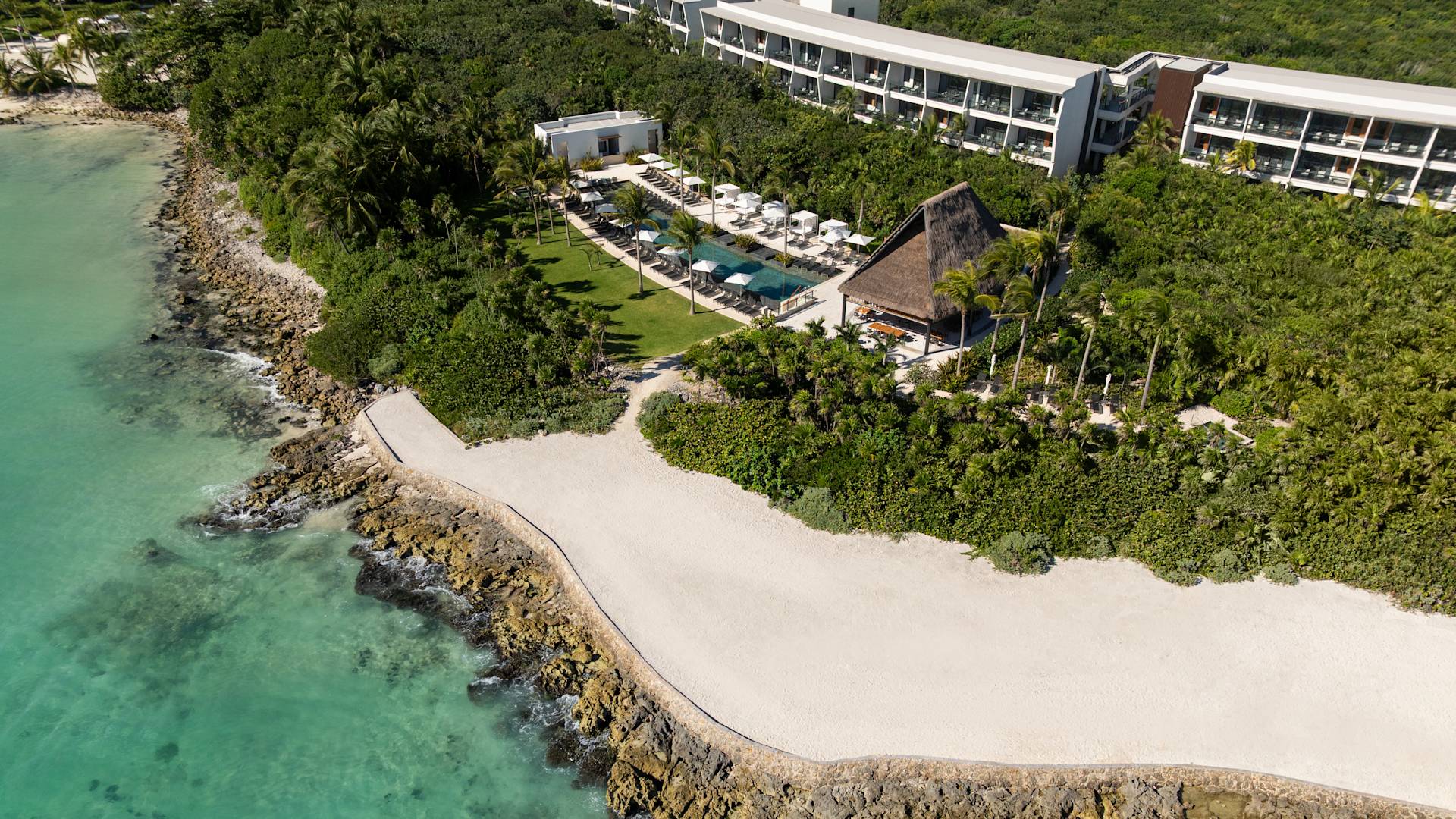 Pool and Beach Image