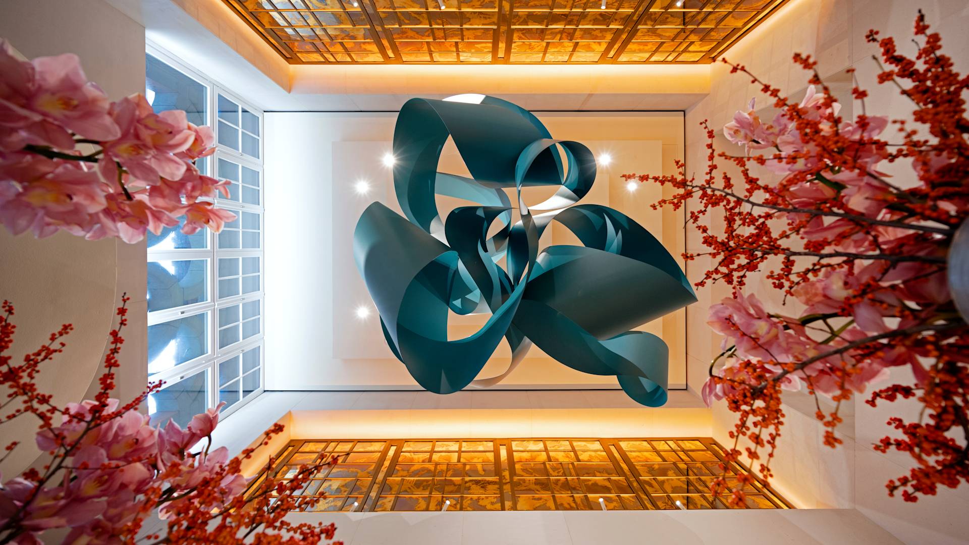 Design vchodu do hotelu Conrad Hamburg Hotel