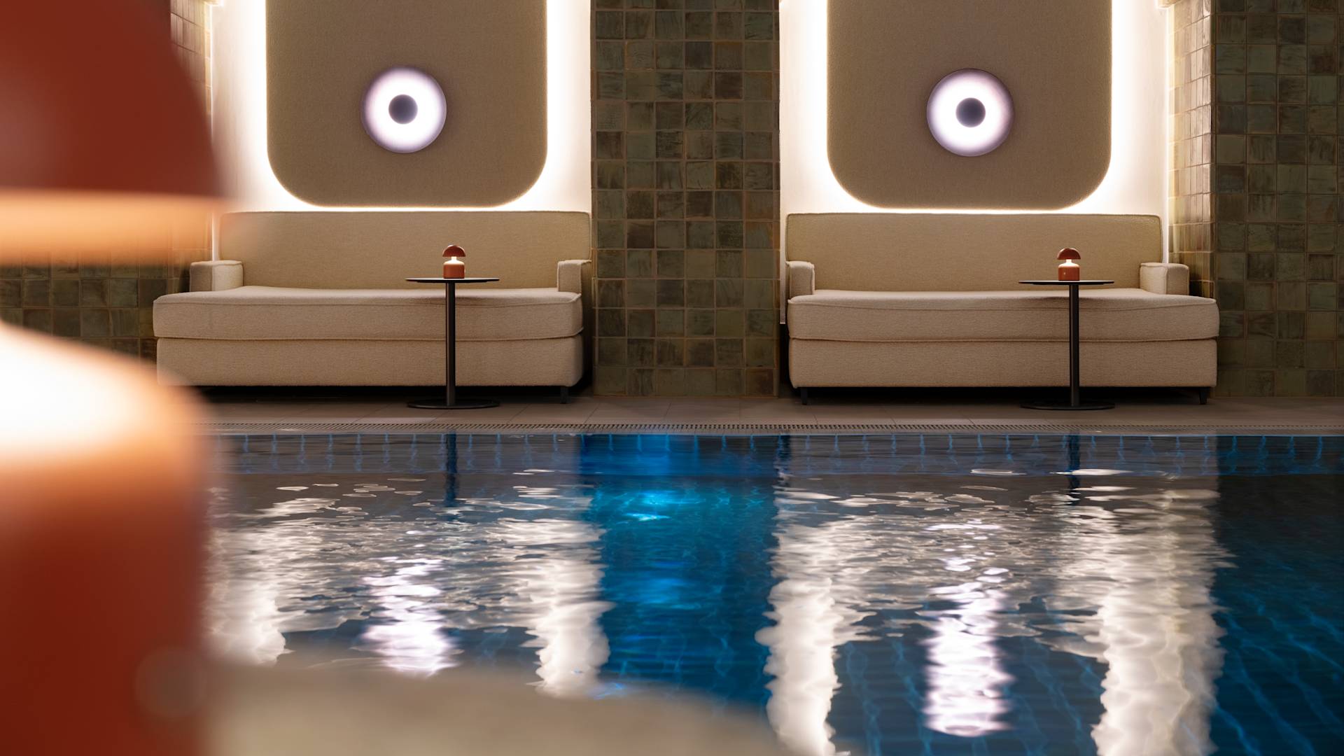 Indoor Pool Area at the Spa
