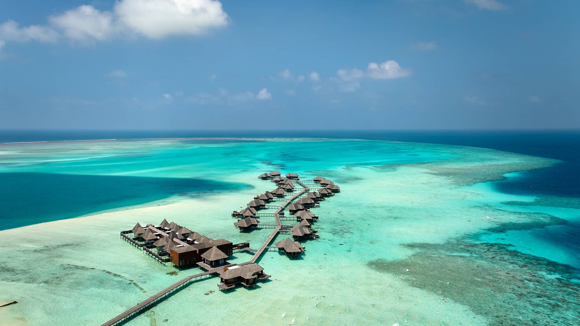 Pemandangan Pulau dari Atas