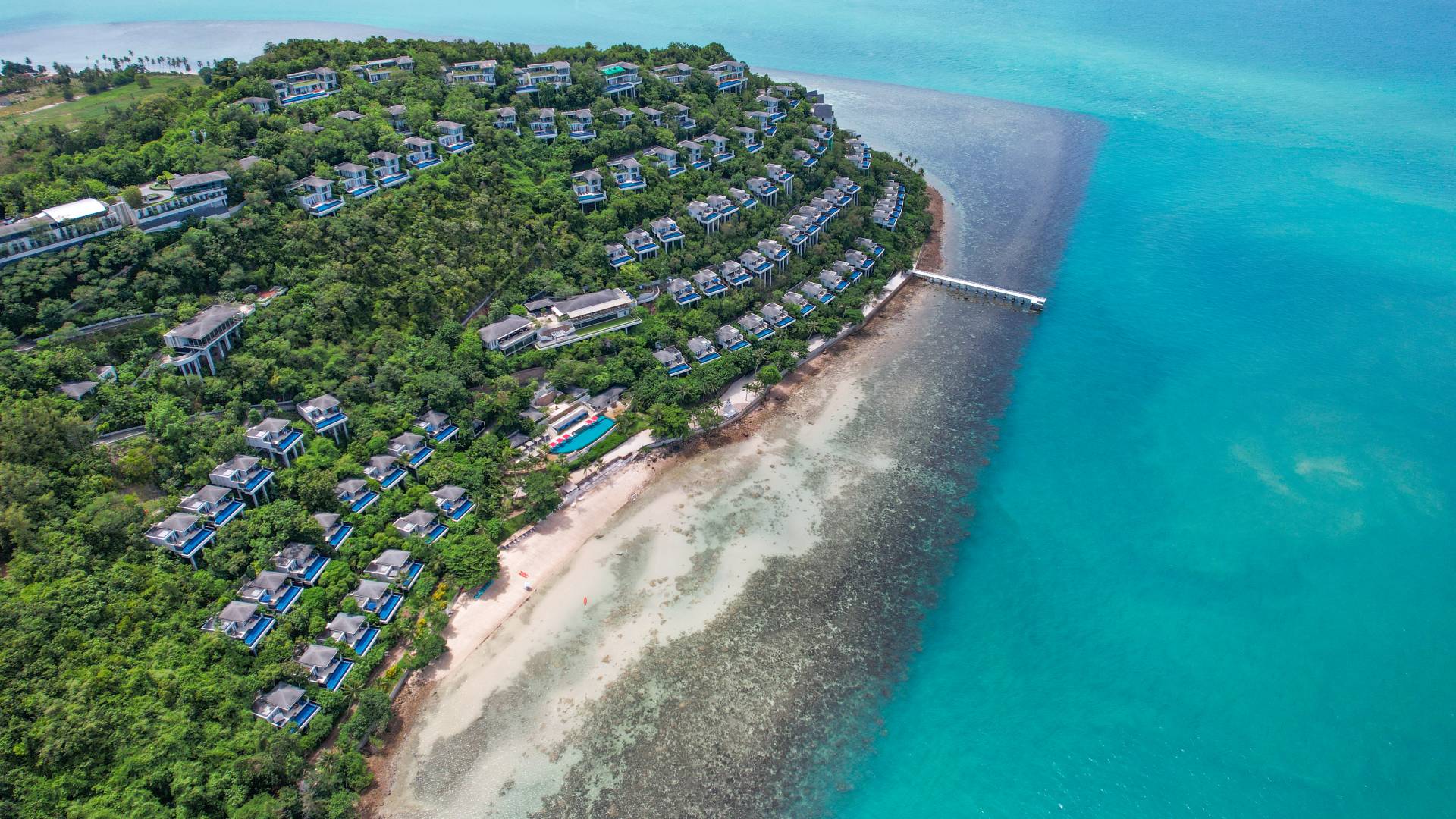 Panoramic View of Hotel Exterior