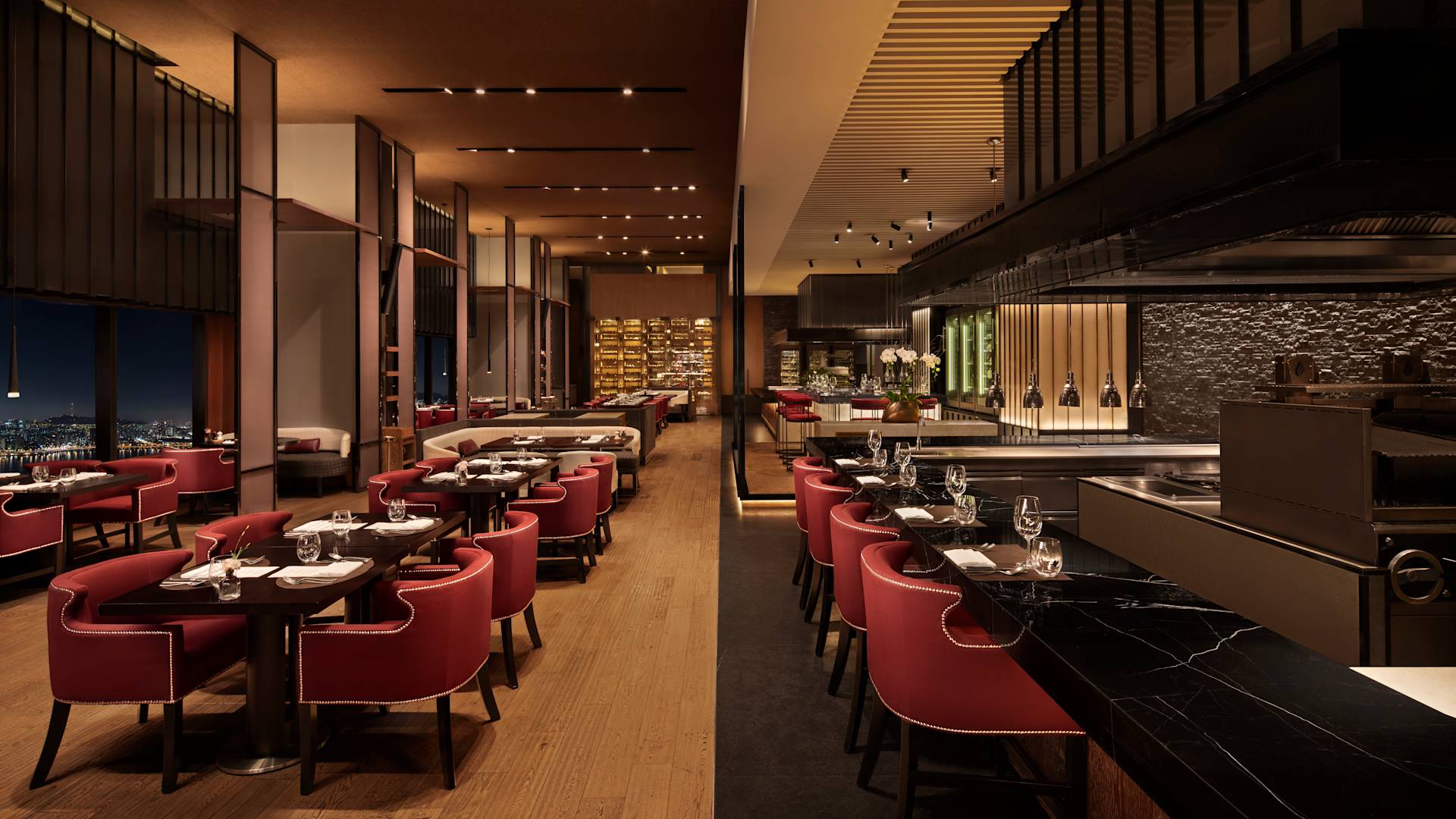 Área de comedor en SUT. the Butcher's Edge Restaurant