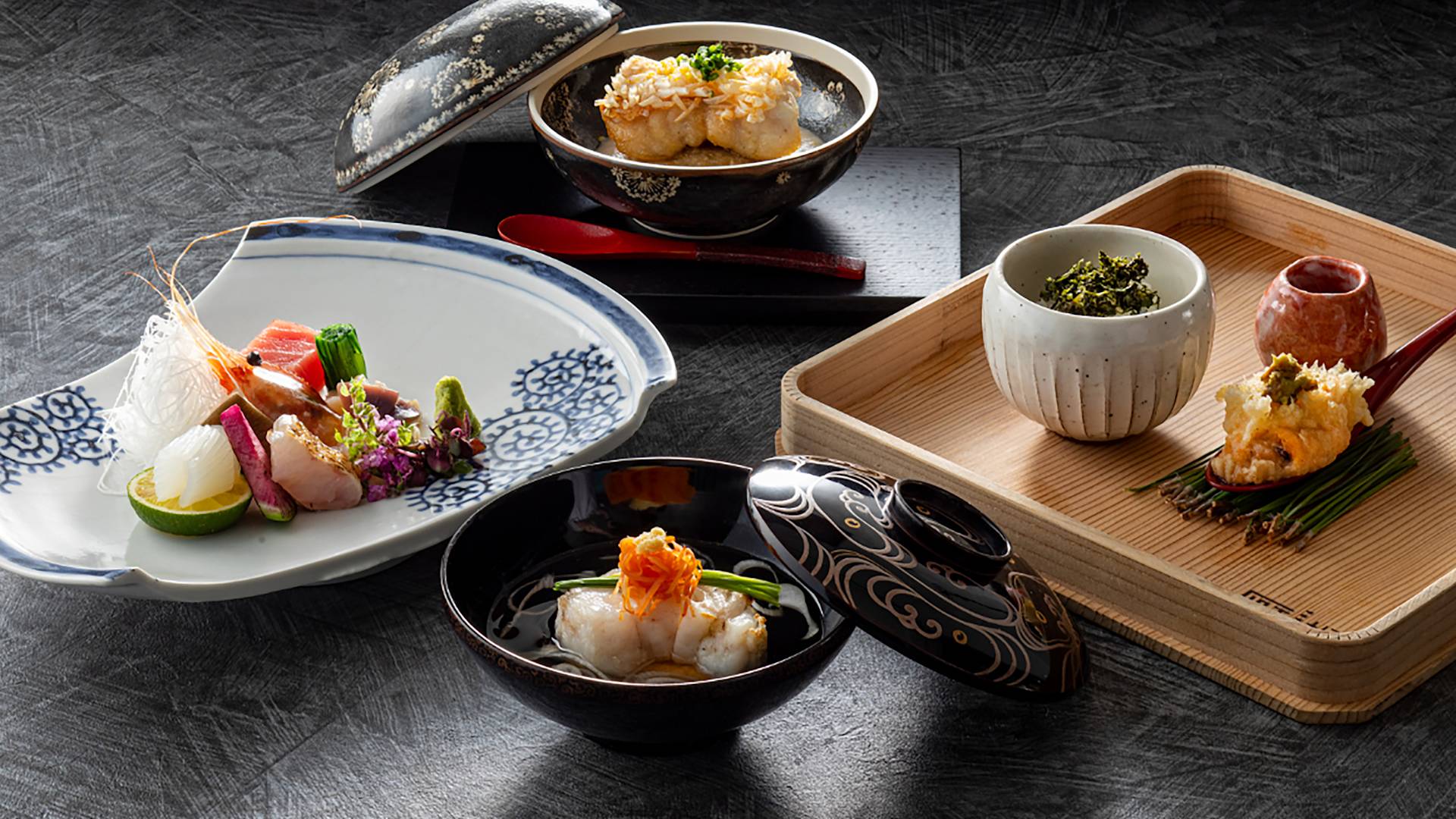 Restaurant "Kazahana", Hauptgerichte zum Abendessen