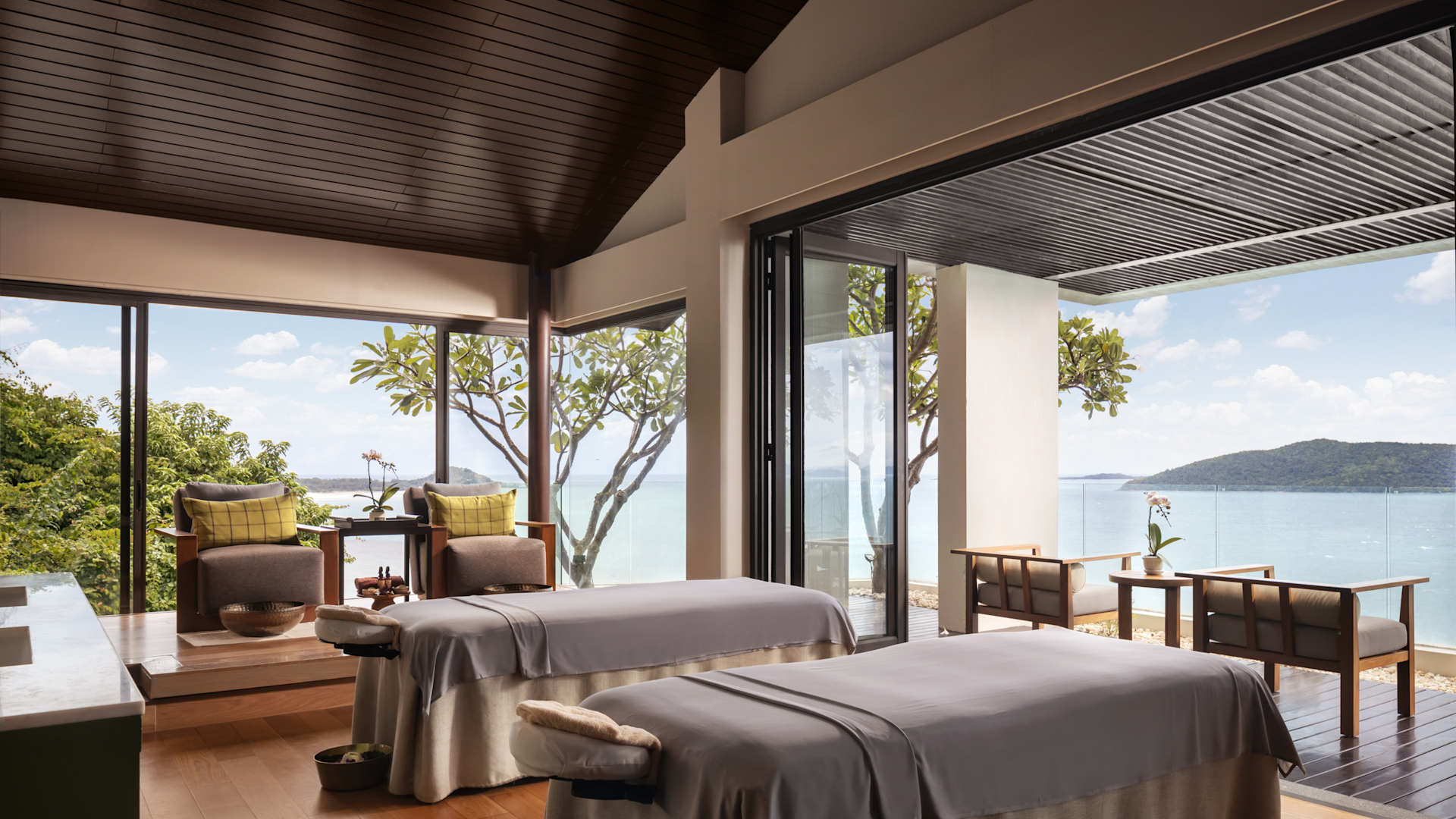 Massagetische im Conrad Spa