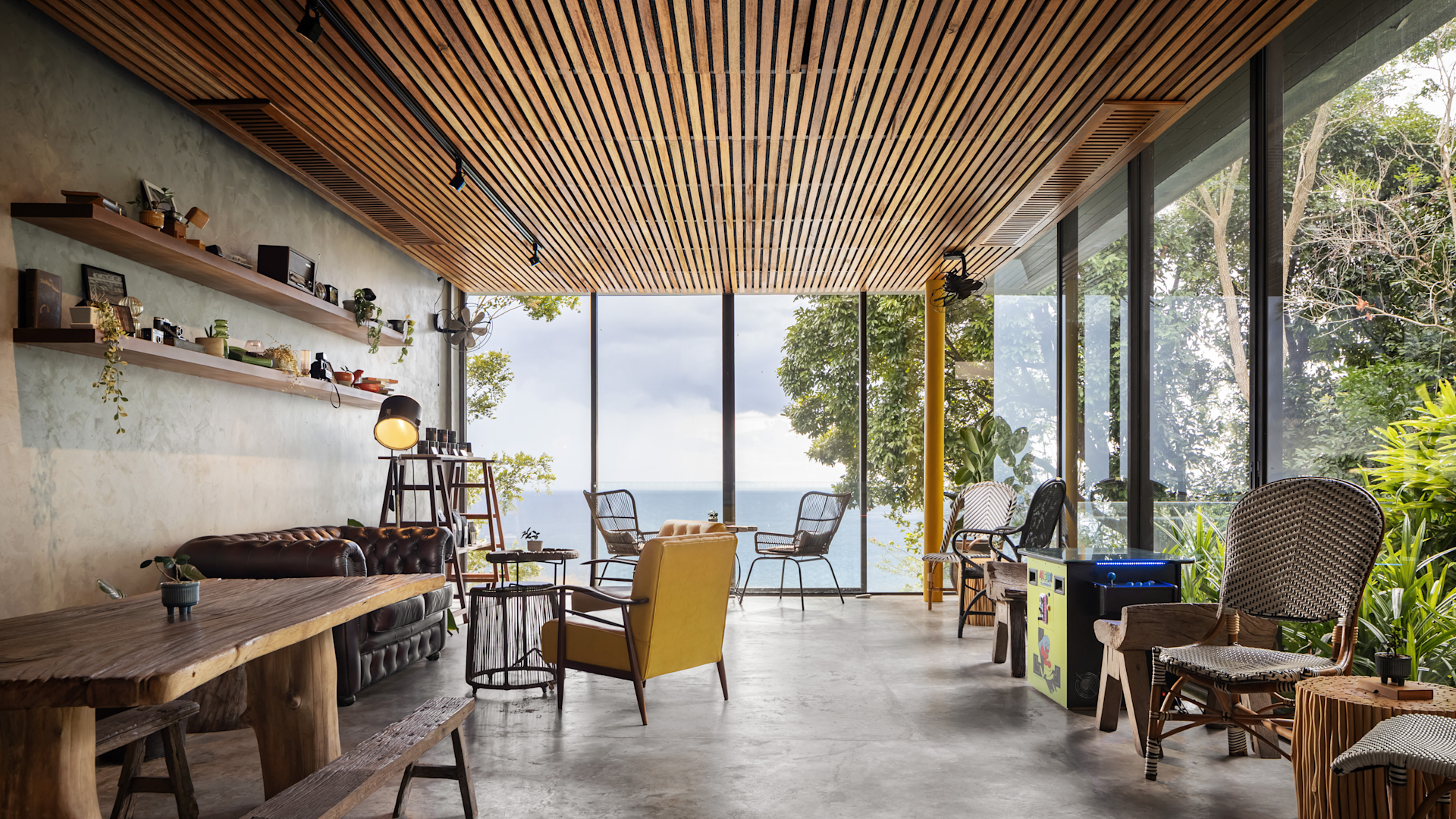 Restaurant Botanikka cu vedere spre mare