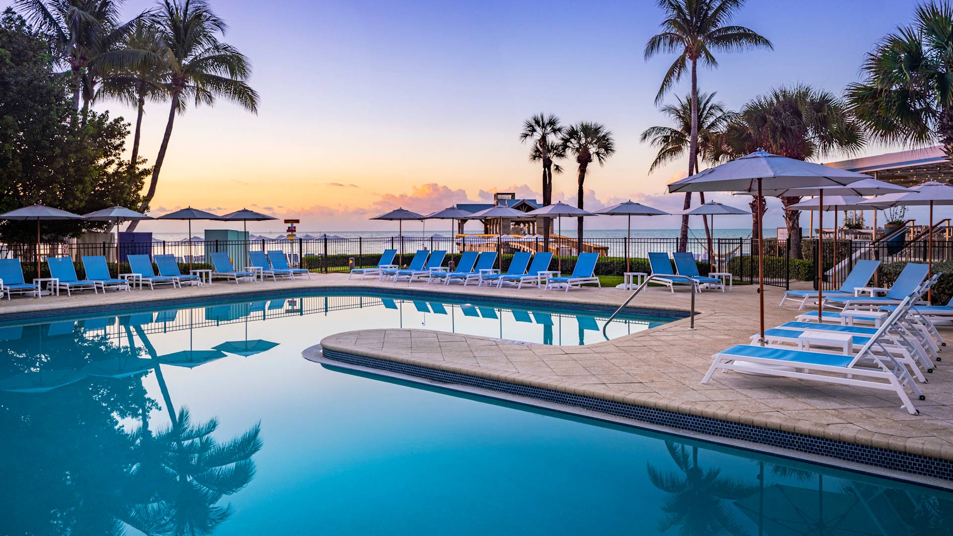 View of Outdoor Pool with Seating Area